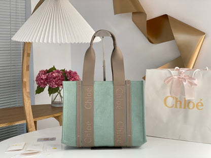 Chloe Woody Tote Bag