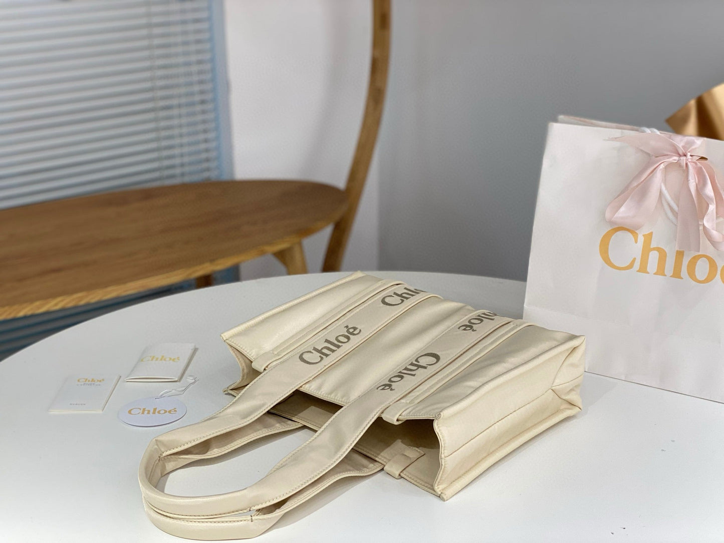 Chloe Woody Tote Bag