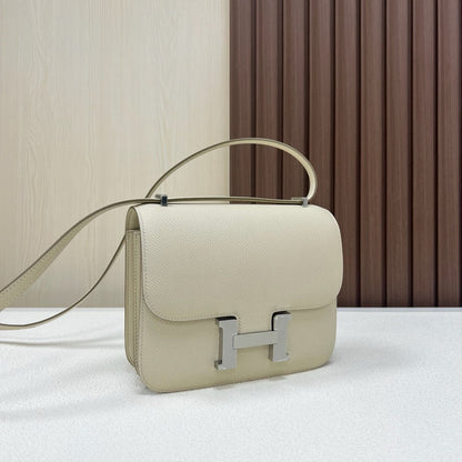 Hermes Constance, 19cm, CK 10, Epsom