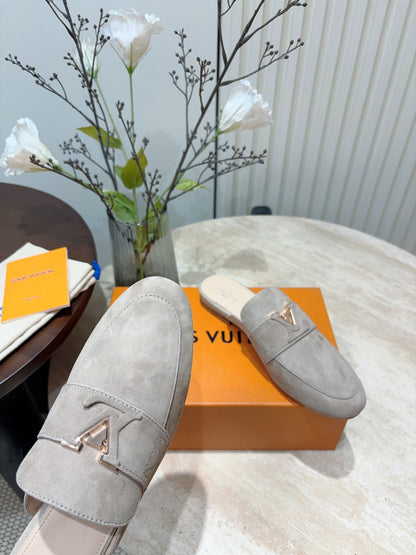 Louis Vuitton Open Back Loafers