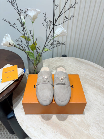 Louis Vuitton Open Back Loafers