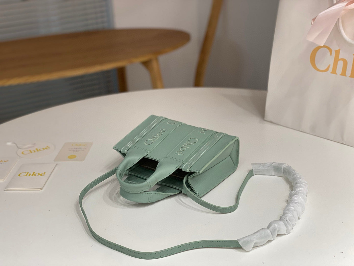 Chloe Woody Tote Bag