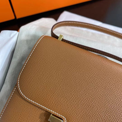 Hermes Constance 19cm, CK 37, Epsom