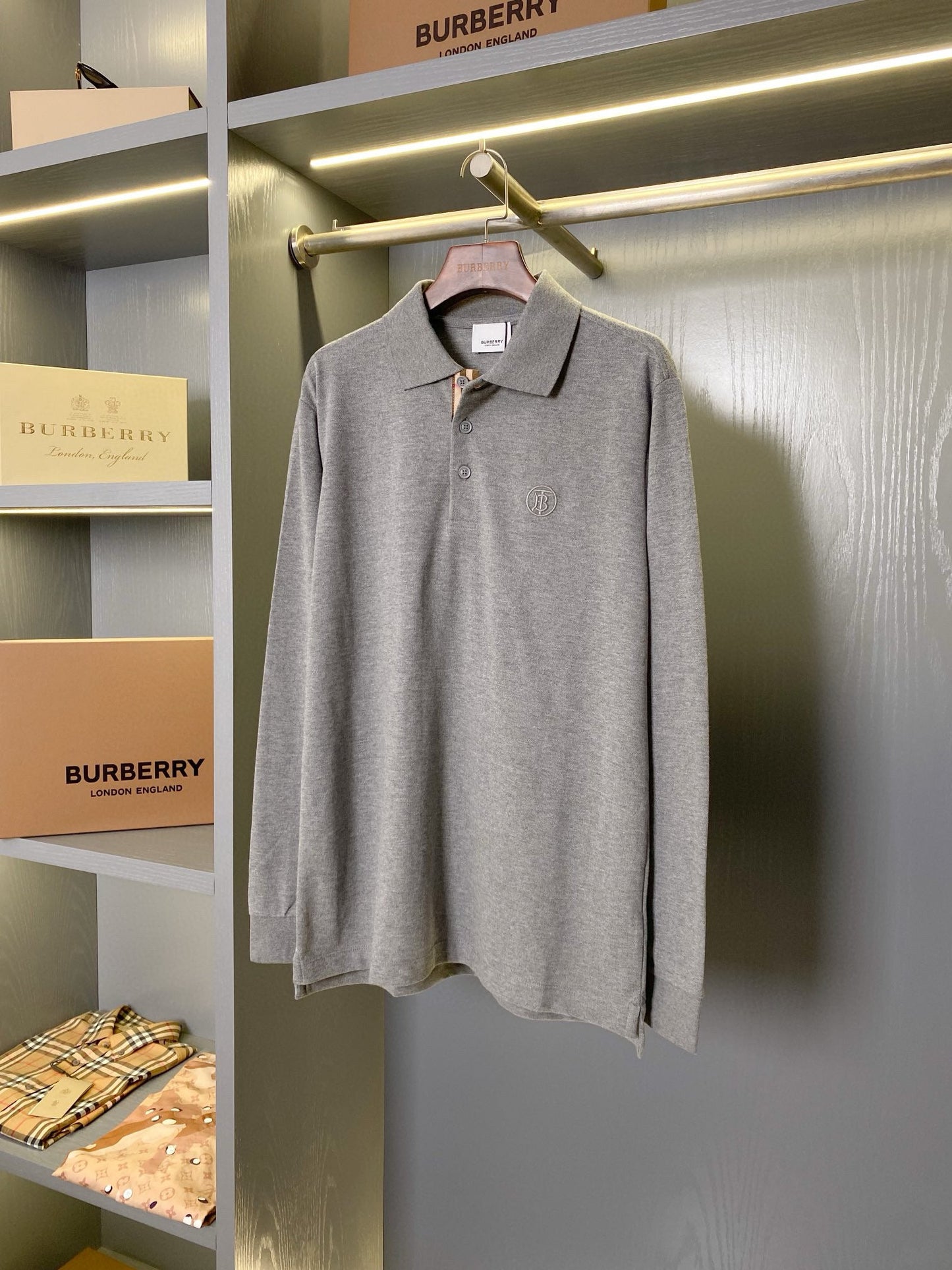 BBR Long Sleeve Polo Shirt