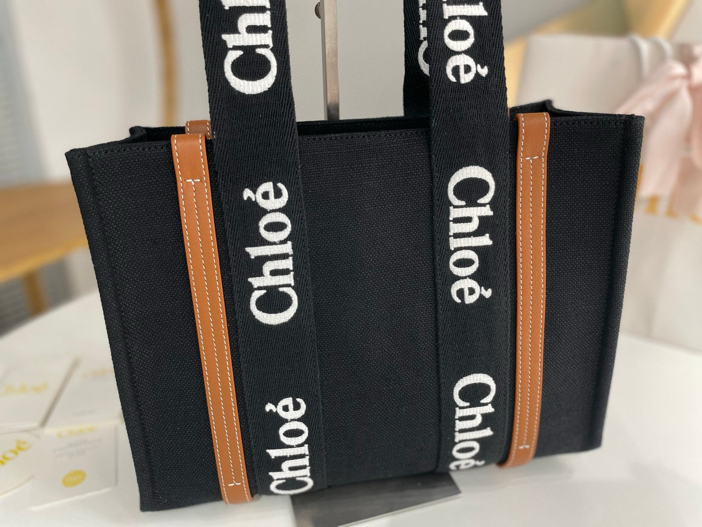 Chloe Woody Tote Bag