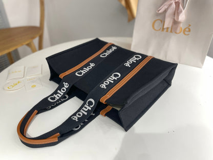 Chloe Woody Tote Bag
