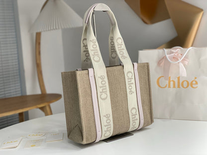 Chloe Woody Tote Bag