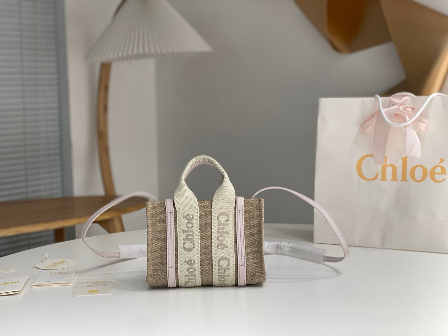 Chloe Woody Tote Bag
