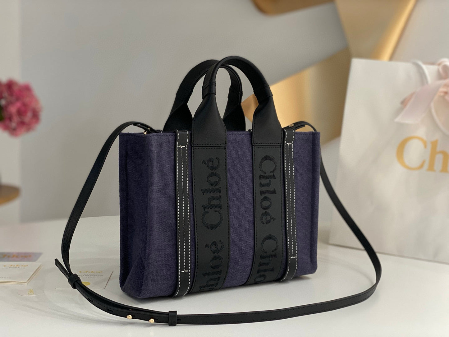 Chloe Woody Tote Bag