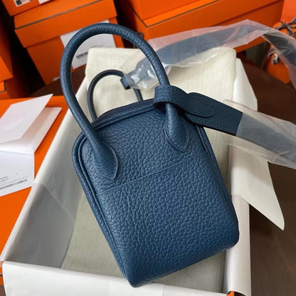 Hermes Mini Lindy, 19cm, S4, TC Skin