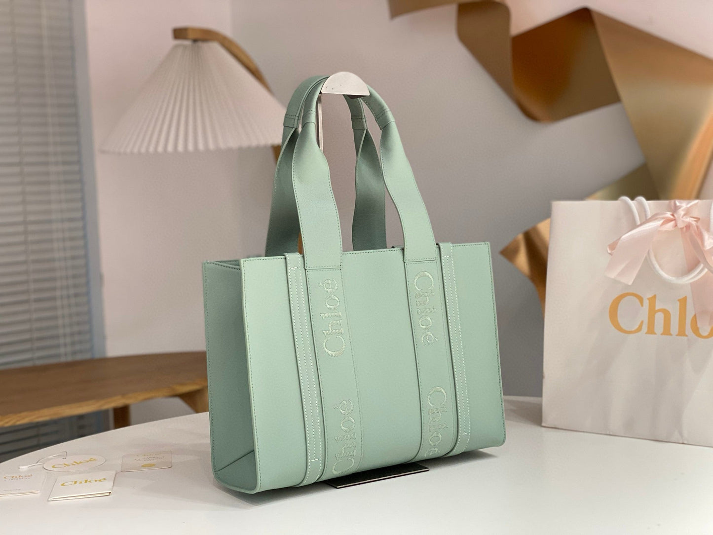 Chloe Woody Tote Bag