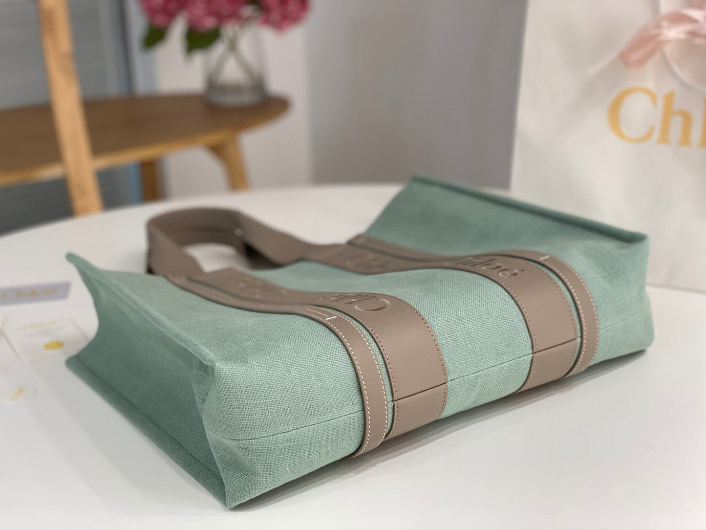 Chloe Woody Tote Bag