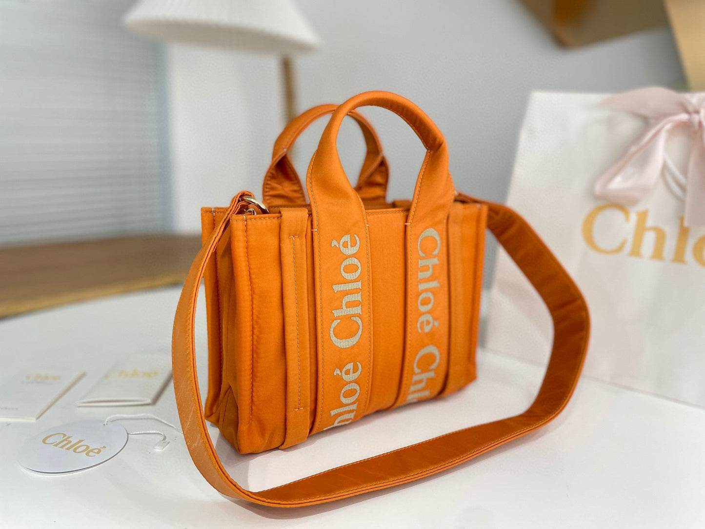 Chloe Woody Tote Bag
