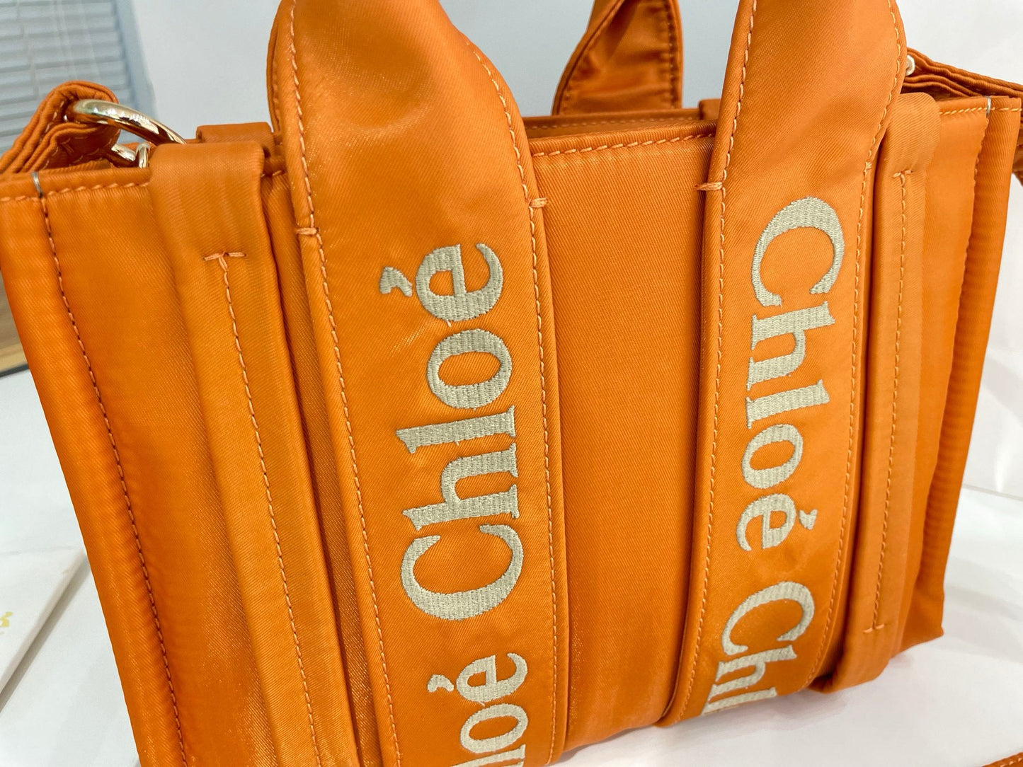 Chloe Woody Tote Bag