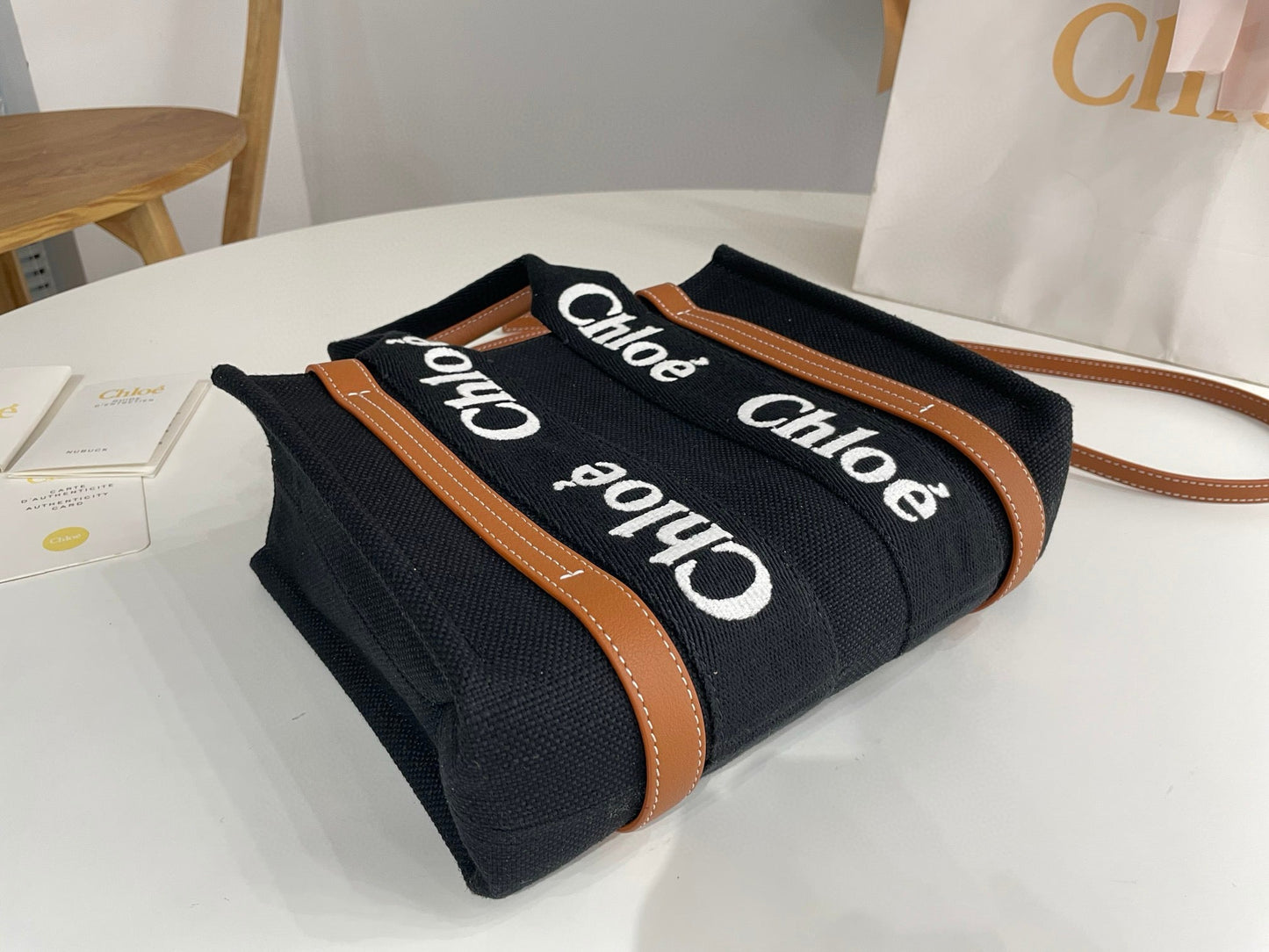 Chloe Woody Tote Bag