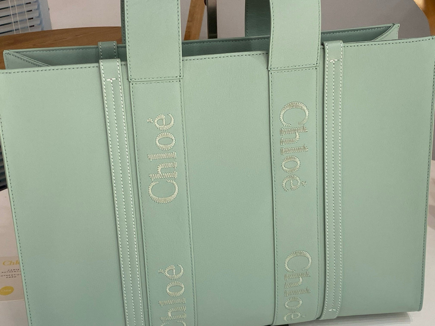 Chloe Woody Tote Bag