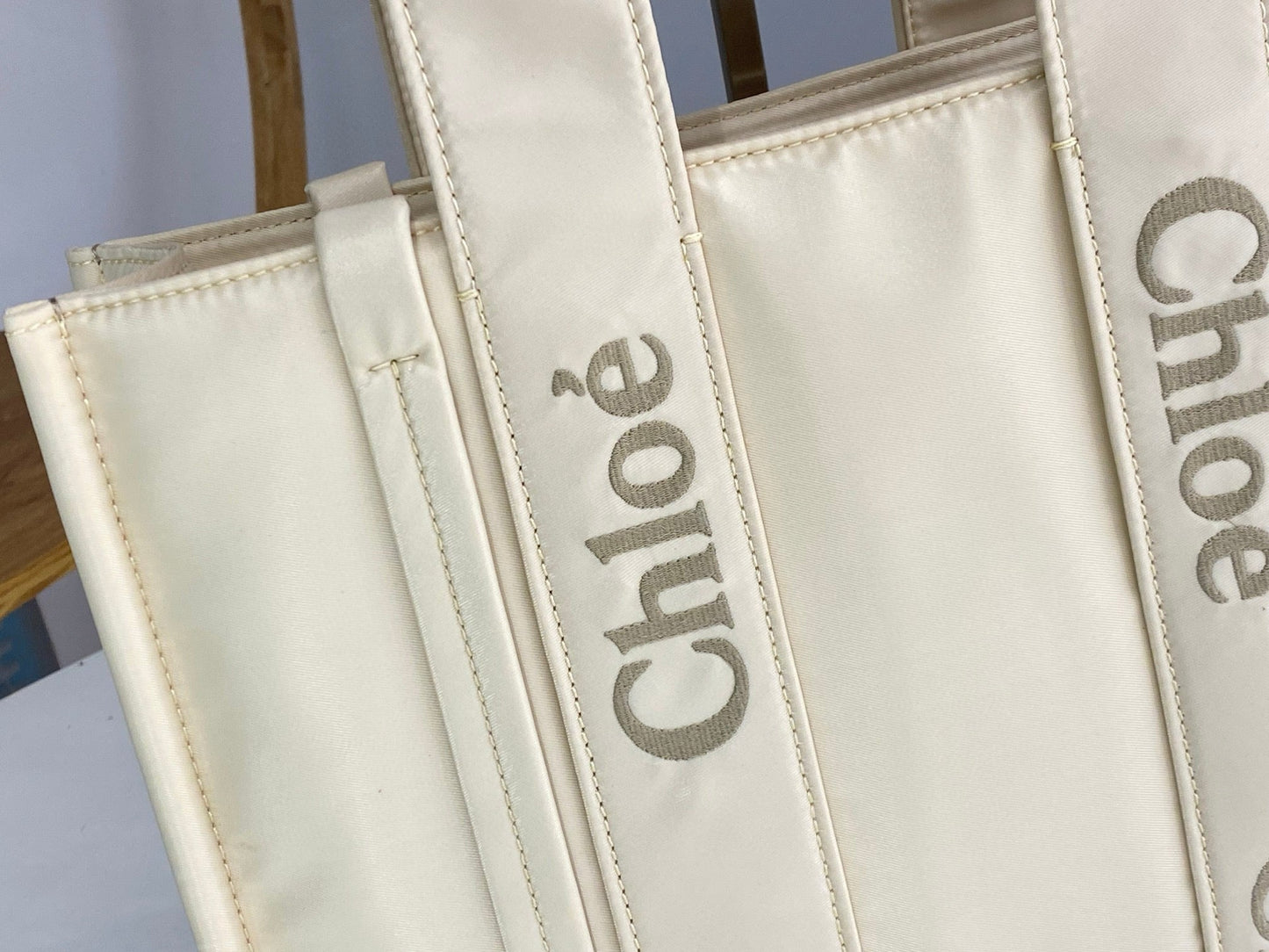 Chloe Woody Tote Bag
