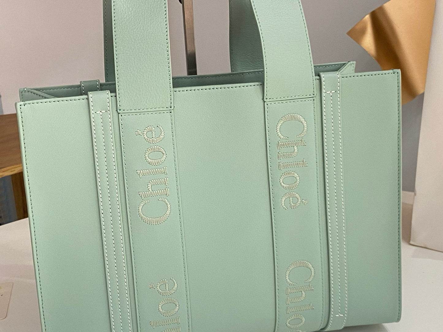 Chloe Woody Tote Bag