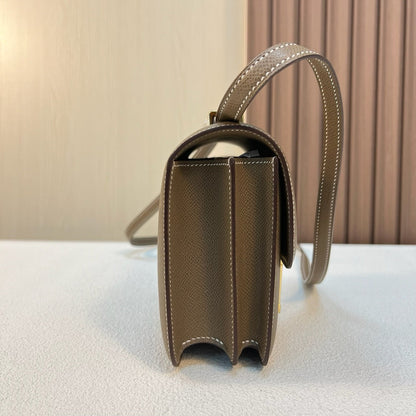 Hermes Constance, 19cm, CK 18, Epsom