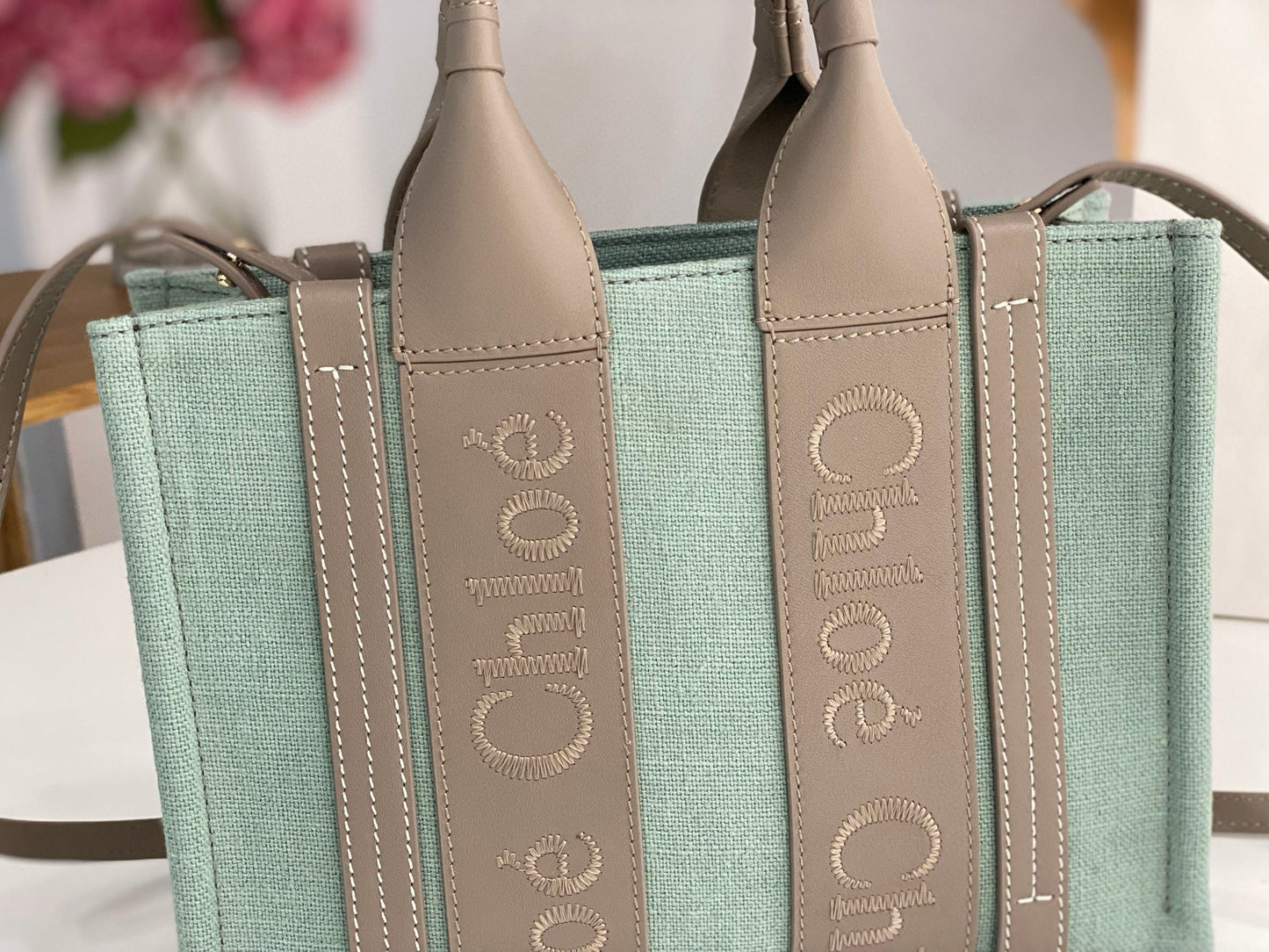 Chloe Woody Tote Bag