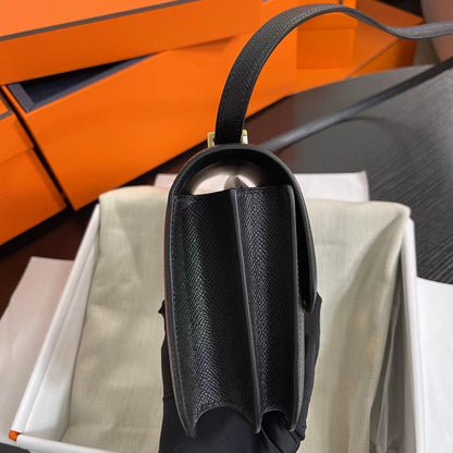 Hermes Constance 19cm, CK 89, Epsom