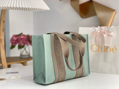 Chloe Woody Tote Bag