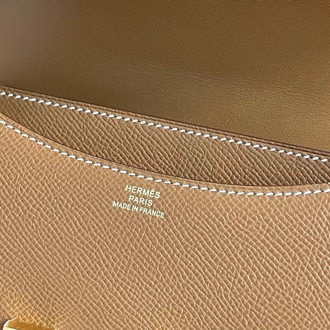 Hermes Constance 19cm, CK 37, Epsom