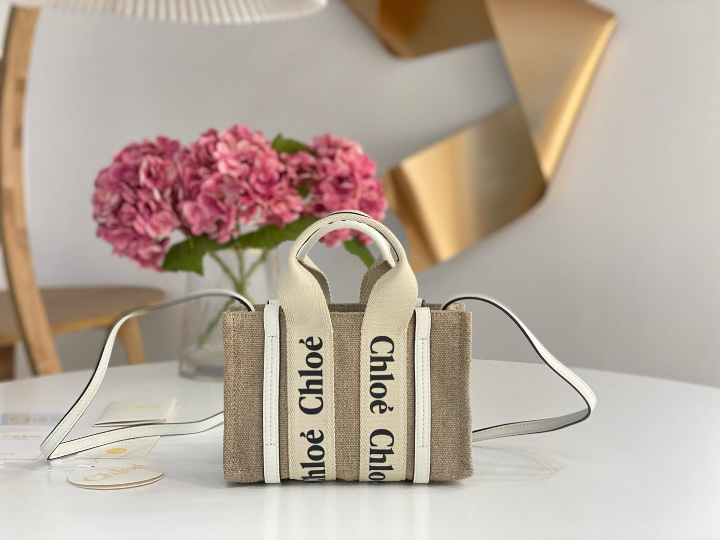 Chloe Woody Tote Bag