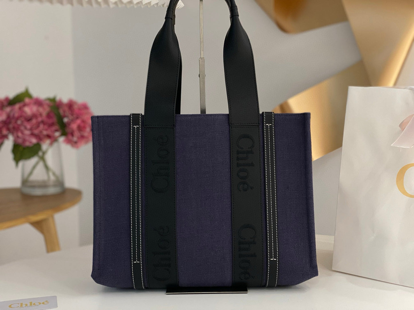 Chloe Woody Tote Bag