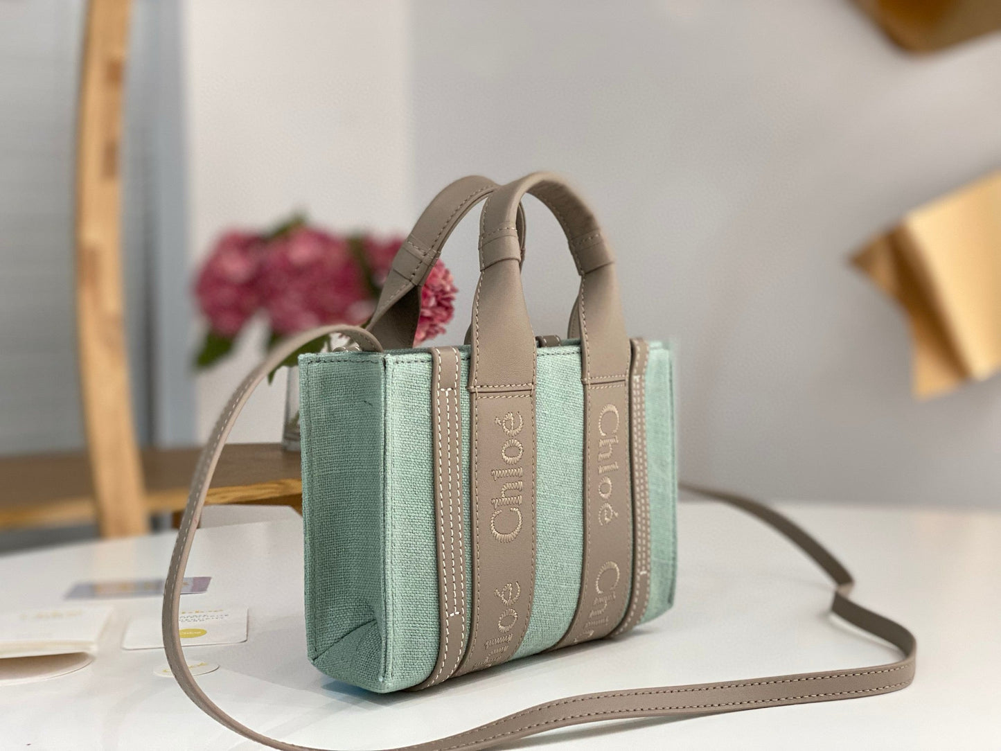 Chloe Woody Tote Bag