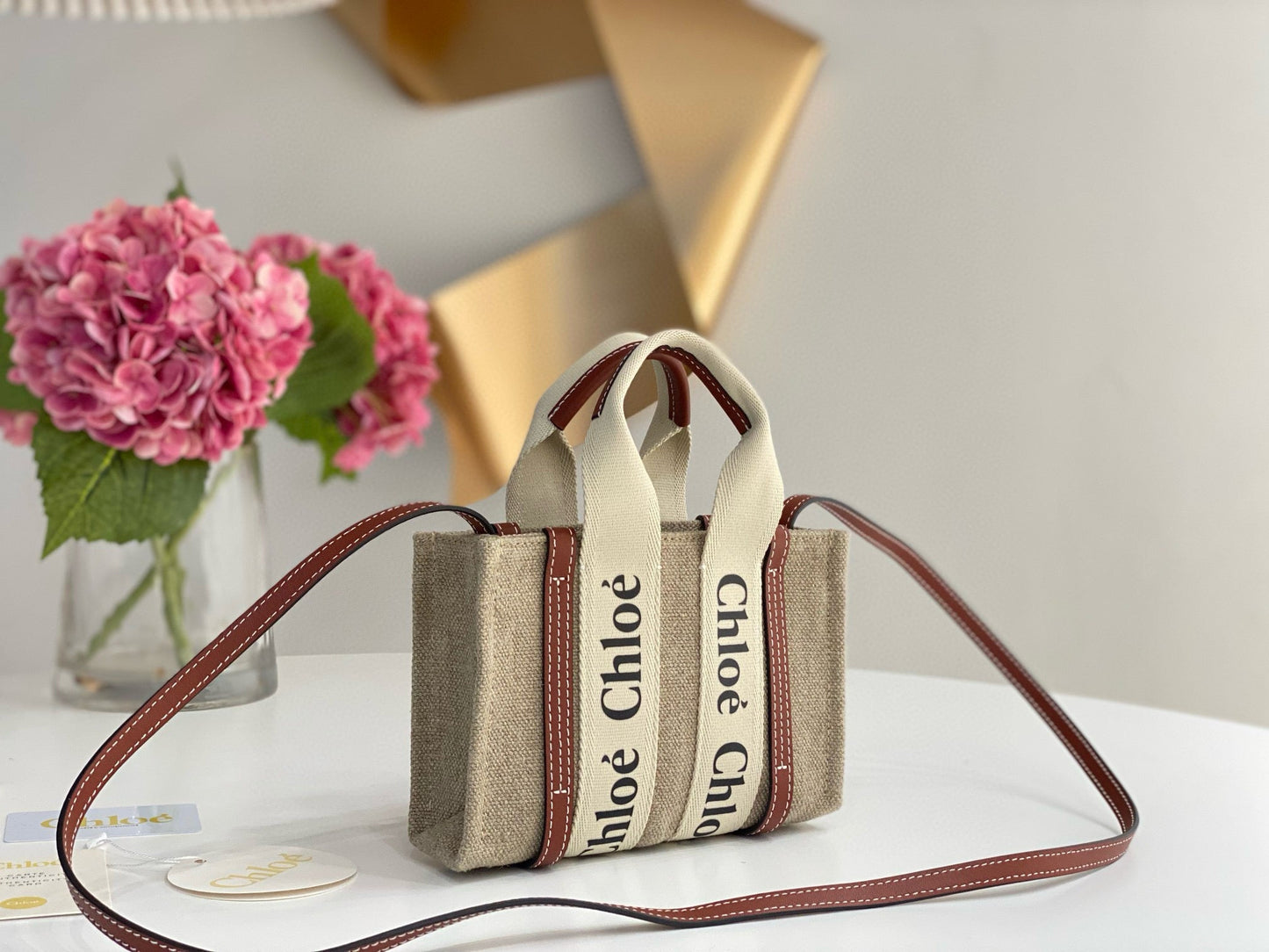 Chloe Woody Tote Bag