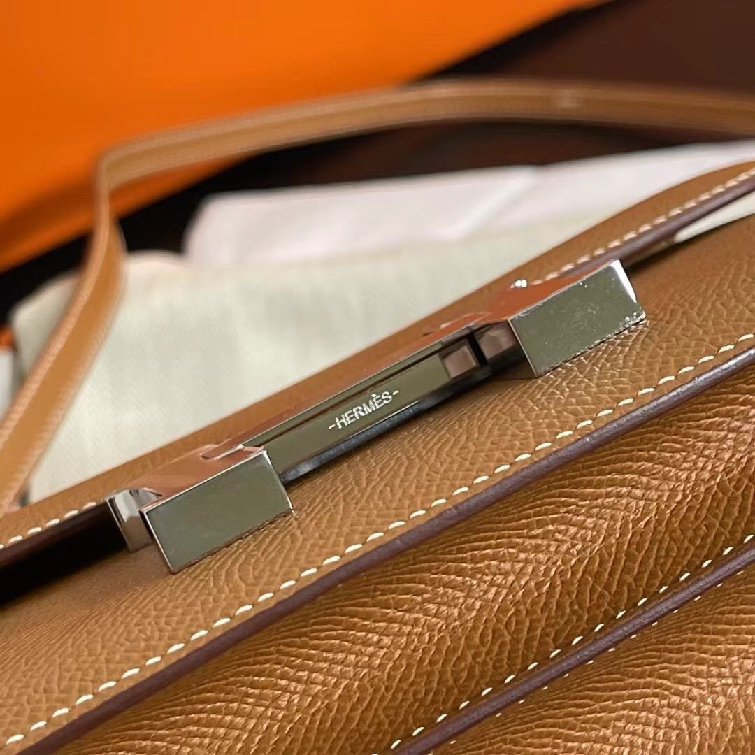 Hermes Constance 19cm, CK 37, Epsom