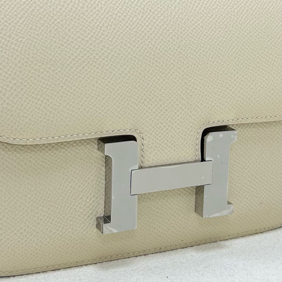 Hermes Constance, 19cm, CK 10, Epsom