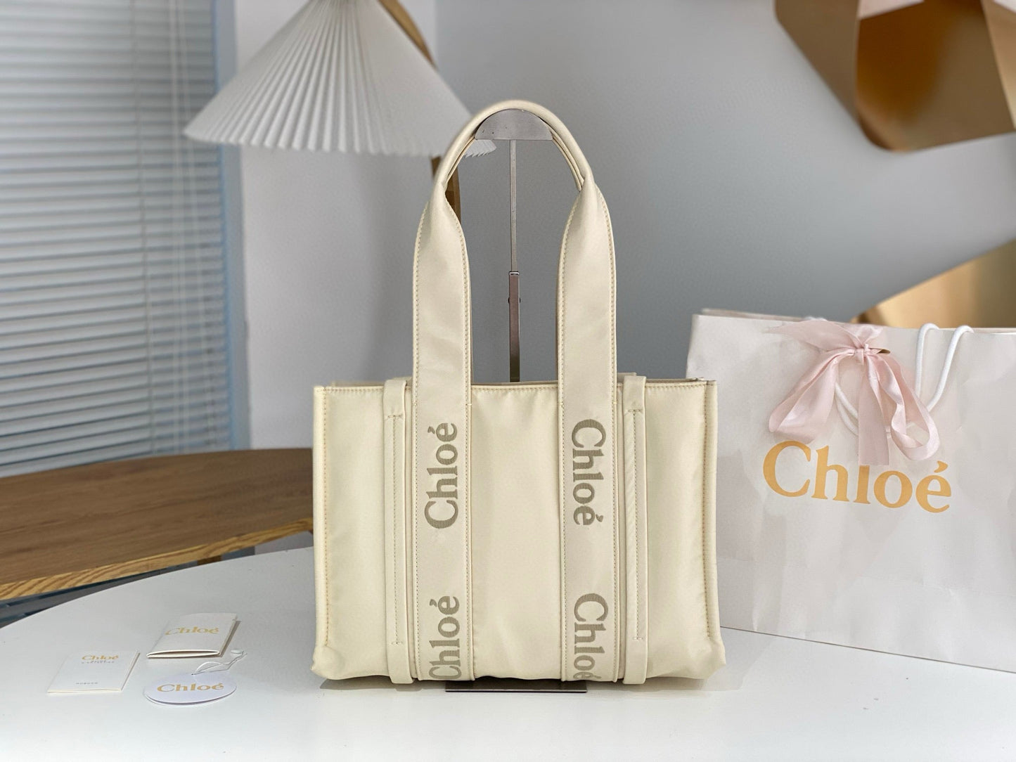 Chloe Woody Tote Bag