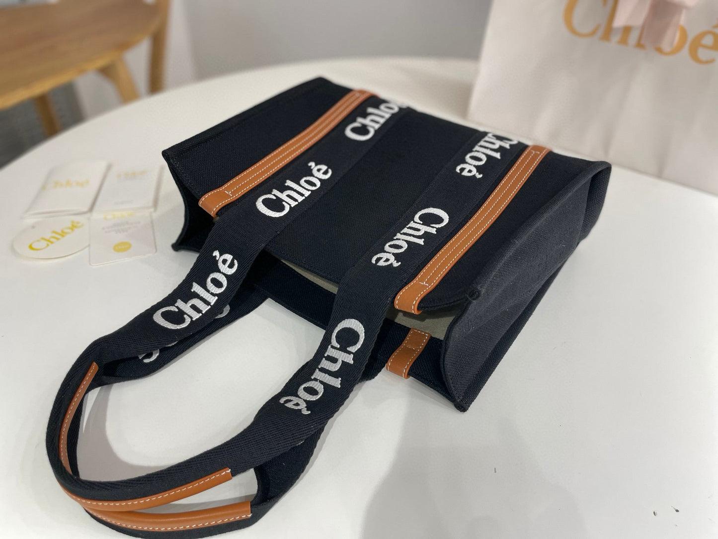 Chloe Woody Tote Bag