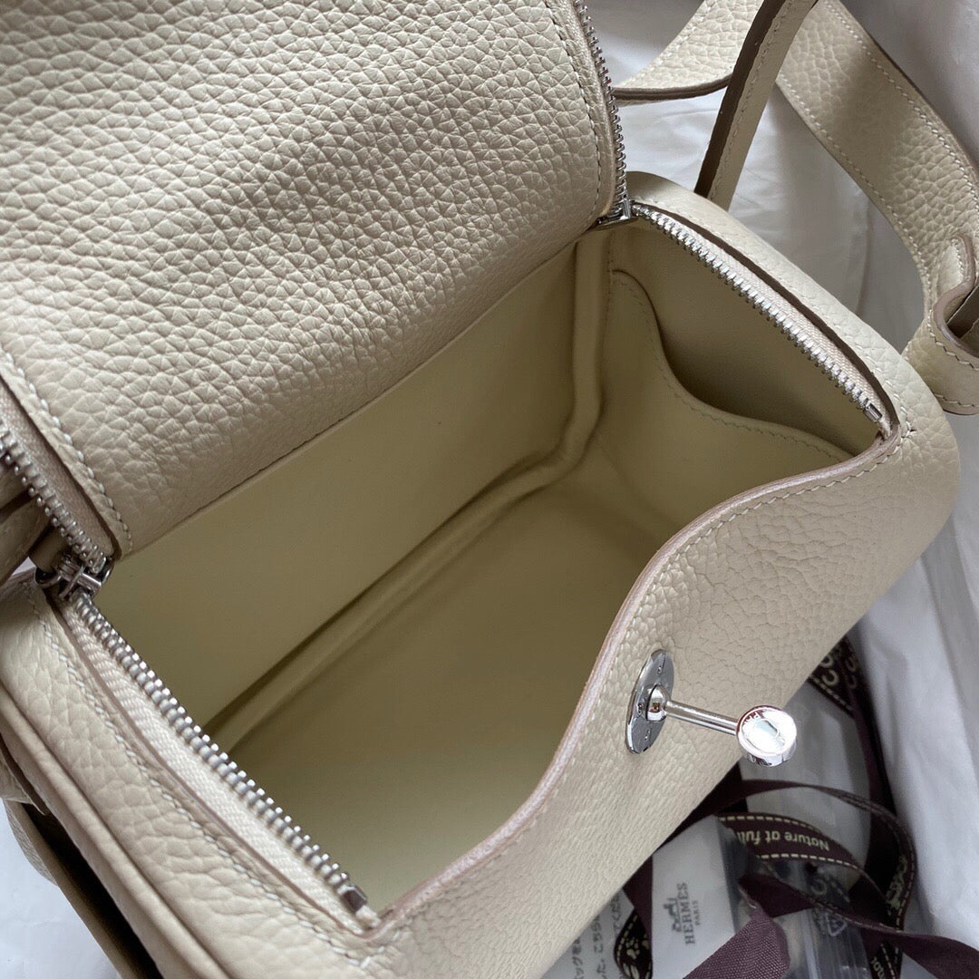 Hermes Mini Lindy, 19cm, 04, TC Skin