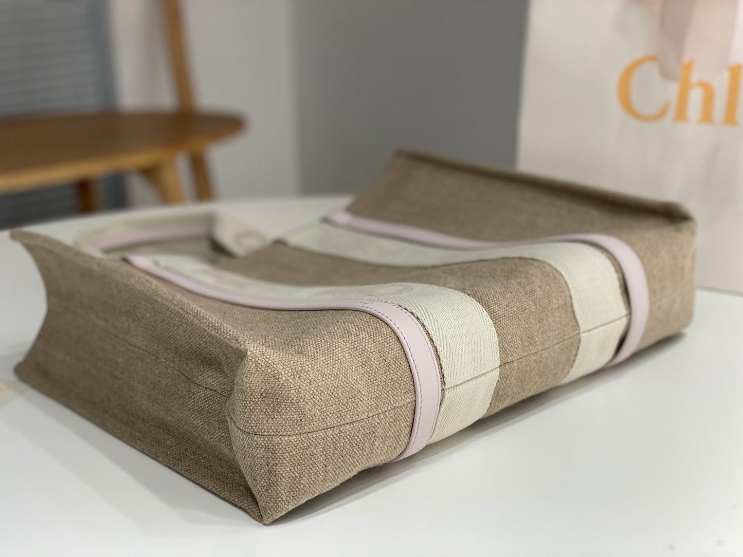 Chloe Woody Tote Bag